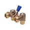 Proline Series Homewerks 1/2 in. MPT X 3/4 in. MHT Brass Dual Washing Machine Shut-Off Valve 102-207 - alternate 1
